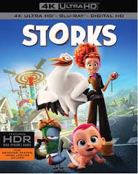 Storks 4k 2016 Ultra Hd Blu Ray Storks Movie Stork Blu Ray