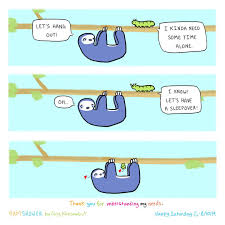 Not beacuse i want to go out, i just can't spend time alone. Some Time Alone Oc Comics