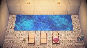This darker tile is great indoors or out. Stay Cool With These Animal Crossing New Horizons Pool Designs Mypotatogames
