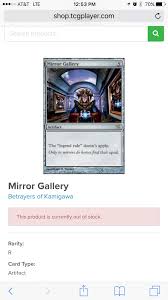 Kitchen table games, saint petersburg, florida. Mirror Gallery Out Of Stock On Tcg Player That Did Not Take Long Magictcg