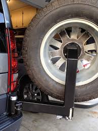 My Completed Rear Tire Swing Carrier For The Lr3 Page 2 Wheel Carrier Jeep Tire Carrier Jeep Bumpers