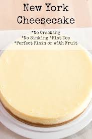 Homemade New York Cheesecake In 2020 Cheesecake Recipes Classic Easy Cheesecake Recipes New York Cheesecake