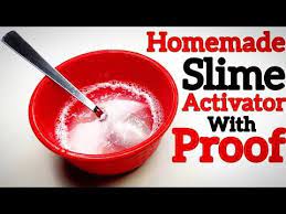 No Borax Homemade Slime Activator How To Make Diy Slime Activator With Proof At Home Without Borax Yo Homemade Slime Homemade Slime Recipe Diy Slime Recipe