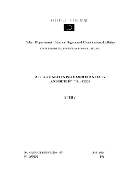 Lettre recommandée avec accusé de réception. Http Www Europarl Europa Eu Regdata Etudes Etudes Join 2005 365969 Ipol Libe Et 2005 365969 En Pdf