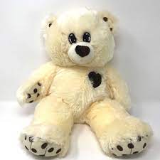 The Bear Factory 16 Plush Teddy Bear White Brown Stuffed Animal Heart 2001 Thebearfactory Teddy Bear Stuffed Animal Bear Stuffed Animal Plush Stuffed Animals