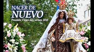 De vuelta a puerto la imagen sigue paseándose entre su gente. Dia De La Virgen Del Carmen Estadio Espanol Las Condes