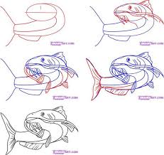 Sketch in the side, upper, and lower fins. How To Draw Cool Fish Novocom Top