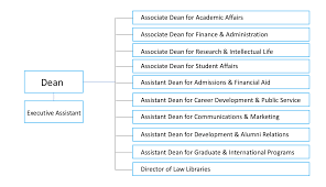 law school organizational chart school of law