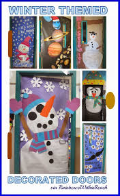 Winter Themed Decorated Classroom Doors Door Decorations Classroom Christmas Classroom Winter Theme