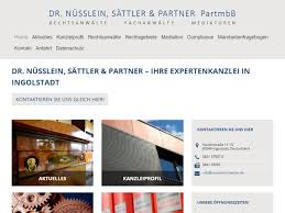 Renate weber kanalstraße 1c 85049 ingolstadt. Dr Nusslein Sattler Partner Mbb In 85049 Ingolstadt Bei Ra De
