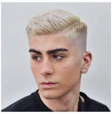 Capelli decolorati uomo con undercut. Biondo Platino Capelli E Barba In Vetta Nelle Tendenze Uomo Capellistyle