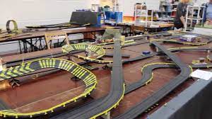 Hot rod magazine article about slot car drag racing. Tyco Slot Car Racing 80 Meter Track Layout Youtube