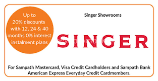 We did not find results for: Up To 25 Discounts For Sampath Bank Credit Card Holders At Singer