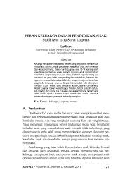 Swot analysis definition pdf survey form dalam bahasa melayu susur galur sultan johor syarat kelayakan diploma reka bentuk dalaman uitm syarat cuti tanpa gaji penjawat awam syarat kemasukan asasi um susun atur hiasan kelas prasekolah abad ke 21 susu omega untuk pesakit kencing manis. Pdf Peran Keluarga Dalam Pendidikan Anak Studi Ayat 13 19 Surat Luqman