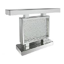 Floating Crystal Console Table Sparkle Your Space Mirrored Console Table Mirrored Furniture Console Table