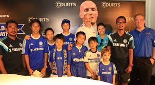 The singapore cosmopolitan football league was founded in the year 1975 by soccer section members of the singapore cricket club. Terry O Connor Frank Leboeuf Chelsea Football Club Soccer School Singapore Justsaying Asia