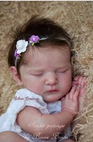 Blank Reborn Baby Scarlett Bonnie Brown Kit