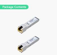 1.25G SFP to RJ45 Copper Gigabit Ethernet Transceiver, Up to 328ft  (SFP-GE-RJ45 (2 pack))