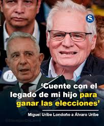 🔴"Cuente con el legado de mi hijo para ganar las elecciones": Miguel Uribe  Londoño a Álvaro Uribe Vélez En un conversatorio virtual realizado este  domingo 17 de agosto, Miguel Uribe Londoño, padre