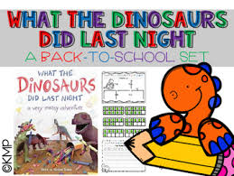 Hollywood icons, then and now. What The Dinosaurs Did Last Night Worksheets Teaching Resources Tpt