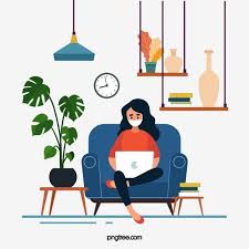 Hand Drawn Home Isolation New Job Clipart Jobs Home Life Png Transparent Clipart Image And Psd File For Free Download Narisovannyj Domashnij Ofis Illyustracii