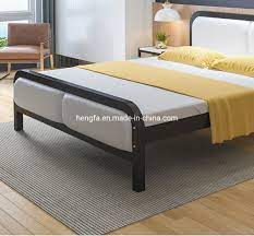 20 (w) x 18 (d) x 26 (h) Nordic Industrial Style Home Bedroom Furniture Steel Leather Double Bed China Furniture Frame Bed Frame Made In China Com