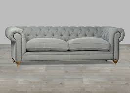 Sofas and couches by ashley homestore from the lastest styles of sleeper sofas to tufted leather couches, ashley homestore combines the latest trends with technology to give you the very best living room furniture. Upholstered Sofa Grey Chesterfield Style Button Tufted