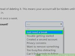 Delete Instagram How To Deactivate Or Delete An Instagram Account