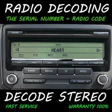 This acts as a deterrent to thieves who steal and attempt to sell car radios, but it is an inconvenience, as any honda owner who has ever h. Vw Radio Code Unlock Rns510 Rns310 Rns210 Rns300 Rcd310 Rcd510 Rcd210 In Car Technology Gps Security Parts Accessories