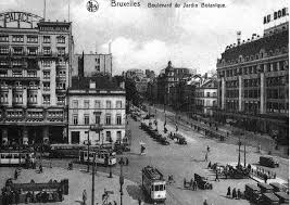 C 1935 Boulevard Du Jardin Botanique Left L Hotel Palace Crowne Plaza Hotel Today Right Le Grand Magasin Au Bon Marche Landschappen Belgie Antwerpen