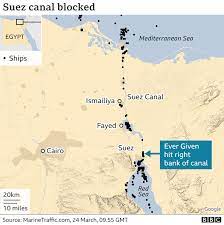 Suez canal in world map. Vk Yzk34kdhr6m