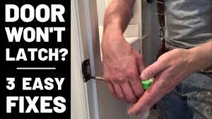 Remove doorknob paint door attach old doorknob done! Door Won T Latch 3 Easy Fixes Youtube