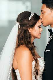 Brautfrisur Mit Schleier 30 Inspirationen Hochzeitskiste Brautfrisur Frisur Braut Hochzeitsfrisuren