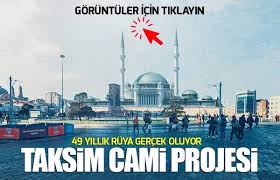 Taksim camii, 9 şubat 2017 tarihinde taksim meydanın istiklal caddesi girişinde yapımına başlanan ve yapımı devam eden camidir. Taksim E Yapilacak Caminin Goruntuleri Ilk Kez Sabah Ta Sayfa 5 Son Dakika Haberler