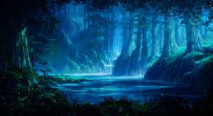 Midnight Reflections Giclee Fantasy Art Landscapes Fantasy Landscape Lake Landscape