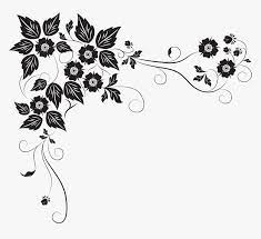 Black and white flower png 937 1024 free transpa vector graphics flower border black white clip art flowers download original png (26.42 k) this png file is about flower , white , purple , black , lotus. Border Design Png Black And White Sahara