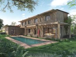 Construction D Une Maison En Bois A Anglet Chiberta Bardage Creer Une Pergola Ossature Bois Zinc Offrir Une Terrasse En Bo Maison Bois Maison Bardage Bois