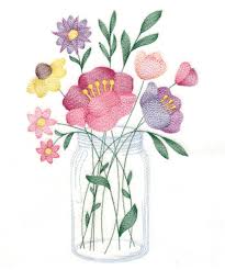 Here's a look at how to design a banner. Free Embroidery Design Dainty Blooms Bouquet I Sew Free
