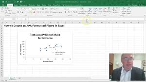 How To Create An Apa Style Figure In Excel 2016 Windows And Mac