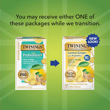 Twinings Probiotics Lemon & Ginger – Twinings North America