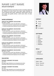 Curriculum vitae (narrative resume) helps you to refer to perfect your resume and make a first impression on employers. 50 Resume Templates In Word Free Download Cv Format