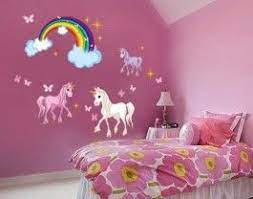 Girls Children Unicorn Rainbow Bedroom Unicorn Wall Decal Rainbow Wall Decal Nursery Wall Stickers