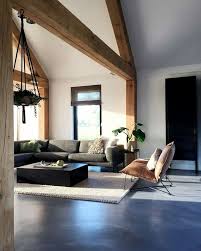 Sichtbalken Betonboden Nadine Bilek Betonboden Bilek Nadine Sichtbalken Haus Wohnzimmer Haus Und Wohnen Haus Innenarchitektur