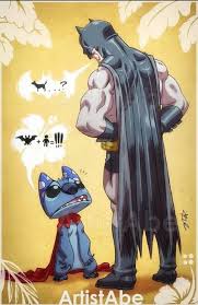 Batman Vs Stitch By Artistabe Batman Stitch Disney Im Batman