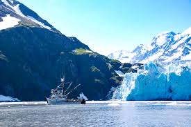 Additional videos of the journeys to and. R V Alaskan Gyre Near A Glacier In Prince William Sound Alaska
