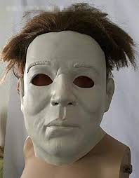 Michael myers is a fictional character from the halloween series of slasher films. Wasjmu 1 Hot Movie Cos Mask Horror Michael Myers Mask Scary Movie Halloween Cosplay Adult Latex Party Face Mask Scary Film Mask Toy As The Picture Amazon De Kuche Haushalt