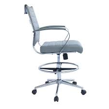 The ticova ergonomic office chair is the perfect blend of features and price. Retired Drafting Chair With Arms Stools For Counter Height Bar Office Wheels Pu Leather Rest Tilt Swivel For Work Office Desk Overstock 25860975