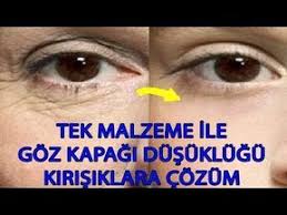 Goz Kapagi Dusuklugune Goz Cevresi Kirisikligina Dogal Cozum Tek Malzeme Ile Guzellik Bakim Youtube Dusuk Gozler Cilt Bakimi Cilt Urunleri