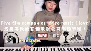 Piano Cover | 我最喜歡的五個電影公司開頭音樂！Five film companies intro music I love! -  YouTube