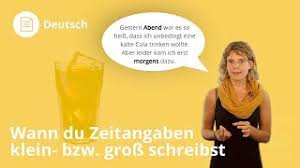 Worüber wird morgen in der deutschstunde gesprochen? Gross Und Kleinschreibung Learnattack
